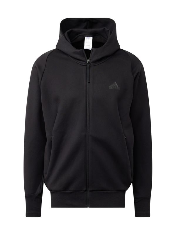 ADIDAS SPORTSWEAR ADIDAS SPORTSWEAR Спортна жилетка с качулка 'Z.N.E.'  черно