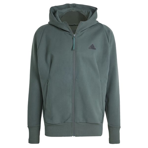 ADIDAS SPORTSWEAR ADIDAS SPORTSWEAR Спортна жилетка с качулка 'Z.N.E.'  опушено синьо