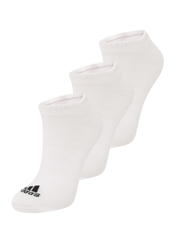 ADIDAS SPORTSWEAR ADIDAS SPORTSWEAR Спортни чорапи 'Thin And Light Sportswear -cut 3 Pairs'  черно / бяло