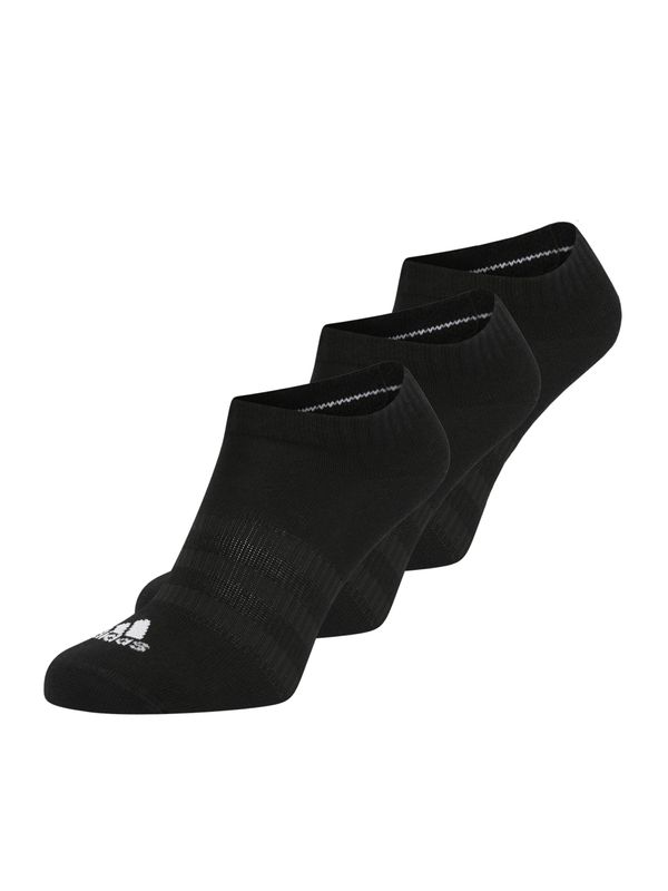 ADIDAS SPORTSWEAR ADIDAS SPORTSWEAR Спортни чорапи 'Thin And Light Sportswear -cut 3 Pairs'  черно / бяло