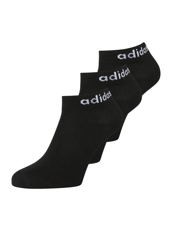 ADIDAS SPORTSWEAR ADIDAS SPORTSWEAR Спортни чорапи 'Think Linear  '  черно / бяло