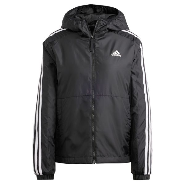 ADIDAS SPORTSWEAR ADIDAS SPORTSWEAR Спортно яке 'Essentials 3-Streifen'  черно / бяло