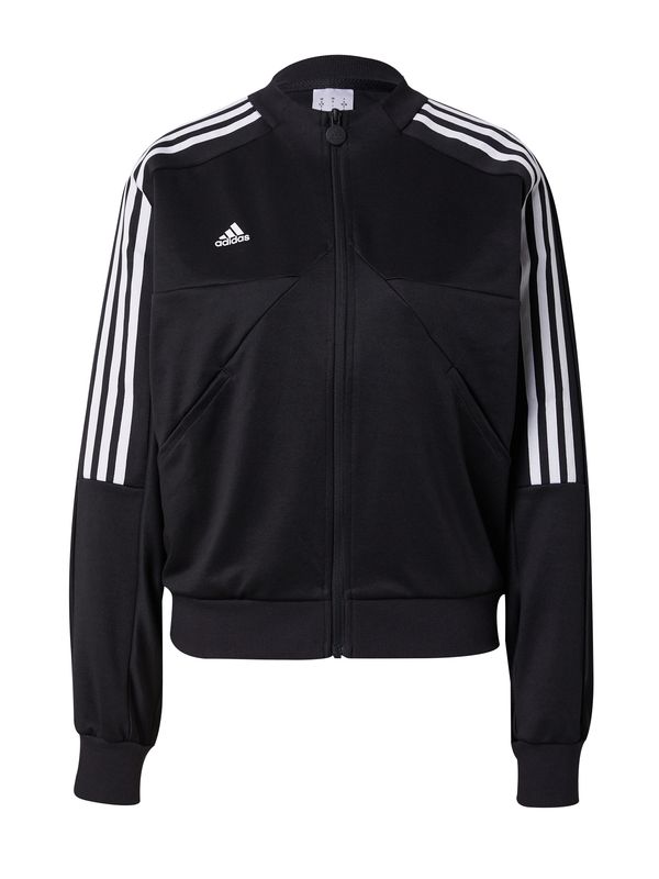 ADIDAS SPORTSWEAR ADIDAS SPORTSWEAR Спортно яке 'Tiro'  черно / бяло