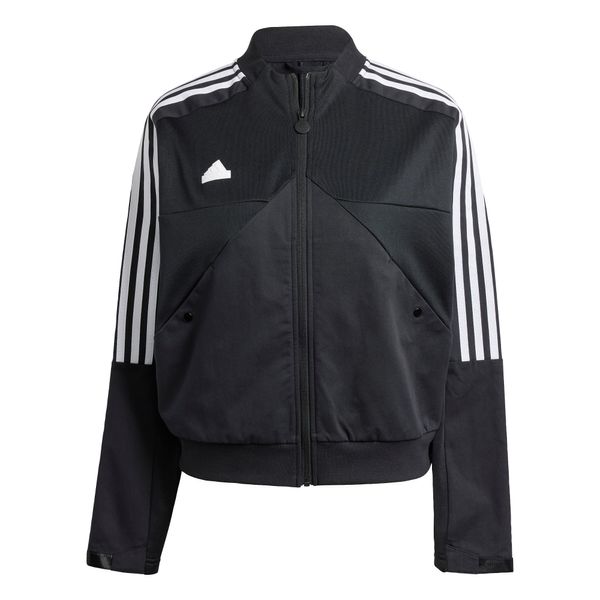 ADIDAS SPORTSWEAR ADIDAS SPORTSWEAR Спортно яке 'Tiro'  черно / бяло