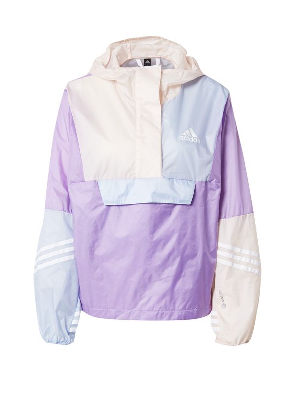 ADIDAS SPORTSWEAR ADIDAS SPORTSWEAR Спортно яке 'Wind.Rdy'  светлобежово / светлосиньо / светлолилаво / бяло
