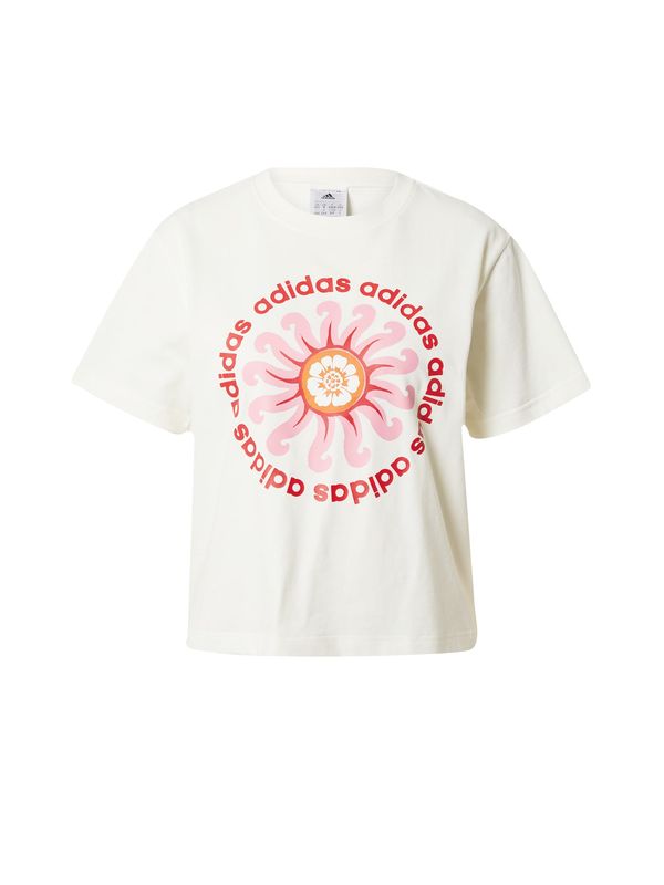 ADIDAS SPORTSWEAR ADIDAS SPORTSWEAR Тениска 'Farm Rio Graphic'  бяло