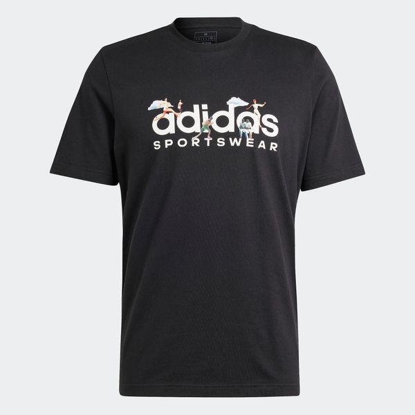 ADIDAS SPORTSWEAR ADIDAS SPORTSWEAR Тениска  пъстро / черно