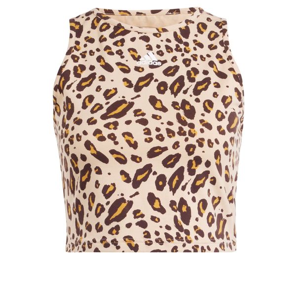 ADIDAS SPORTSWEAR ADIDAS SPORTSWEAR Топ  бежово / кафяво