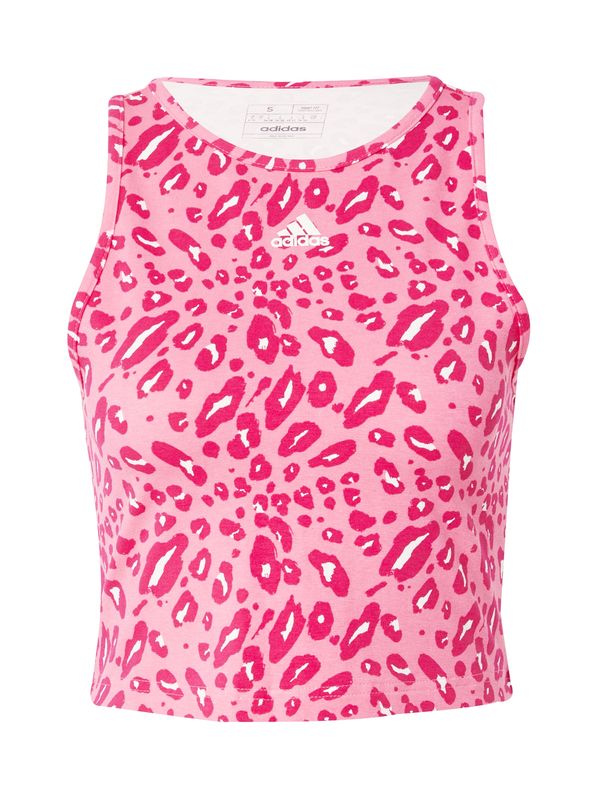 ADIDAS SPORTSWEAR ADIDAS SPORTSWEAR Топ  розово / тъмнорозово / бяло
