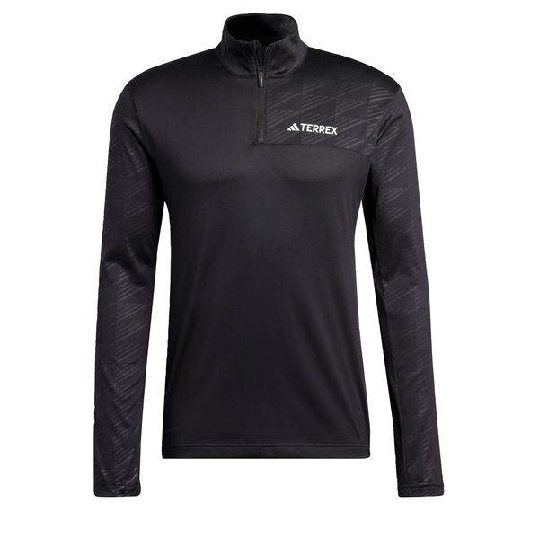 ADIDAS TERREX ADIDAS TERREX Функционална тениска 'Multi'  черно / бяло