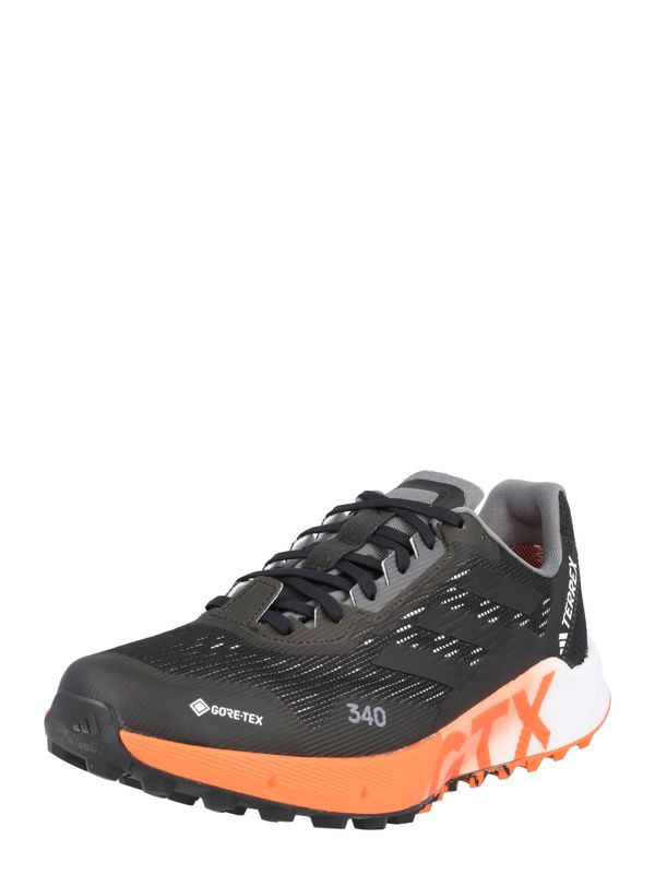 ADIDAS TERREX ADIDAS TERREX Маратонки за бягане 'Agravic Flow 2.0'  тъмносиво / оранжево / черно / бяло
