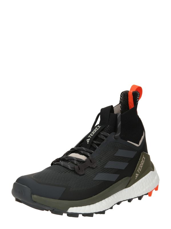 ADIDAS TERREX ADIDAS TERREX Ниски обувки 'Free Hiker 2.0'  тъмносиво / маслина / оранжево-червено / черно