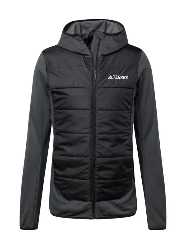 ADIDAS TERREX ADIDAS TERREX Яке Outdoor  антрацитно черно / черно / мръсно бяло