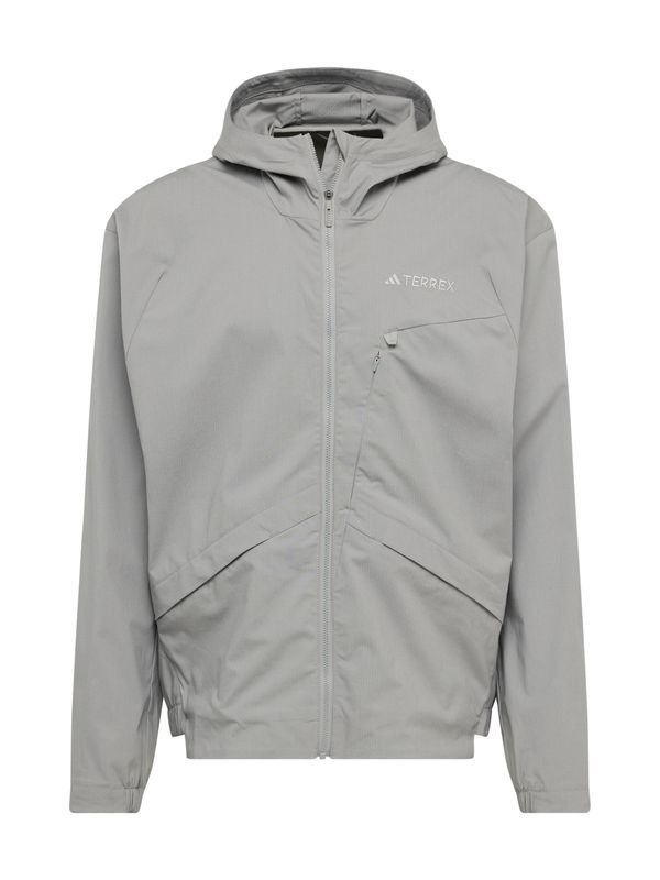 ADIDAS TERREX ADIDAS TERREX Яке Outdoor 'Xploric'  сиво / бяло