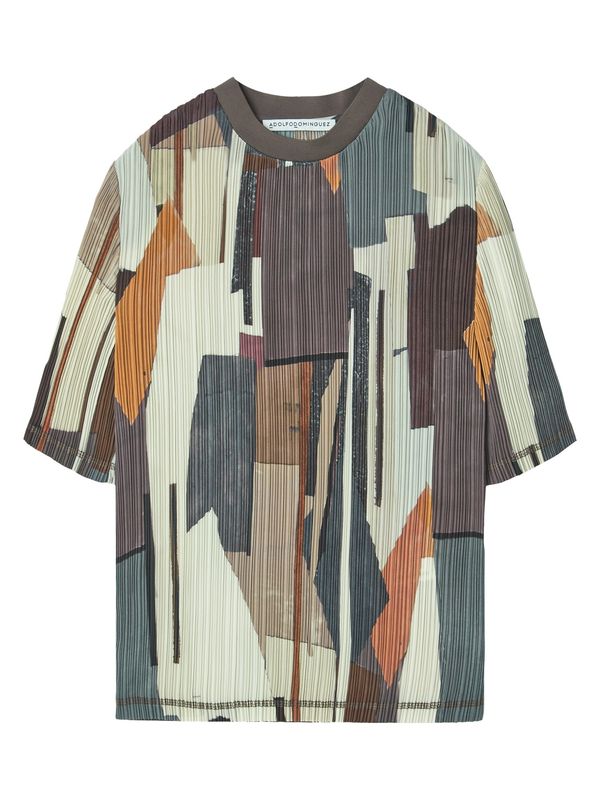 Adolfo Dominguez Adolfo Dominguez Тениска  бежово / кафяво / зелено / оранжево