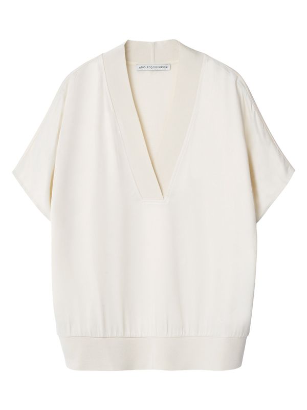 Adolfo Dominguez Adolfo Dominguez Тениска  екрю