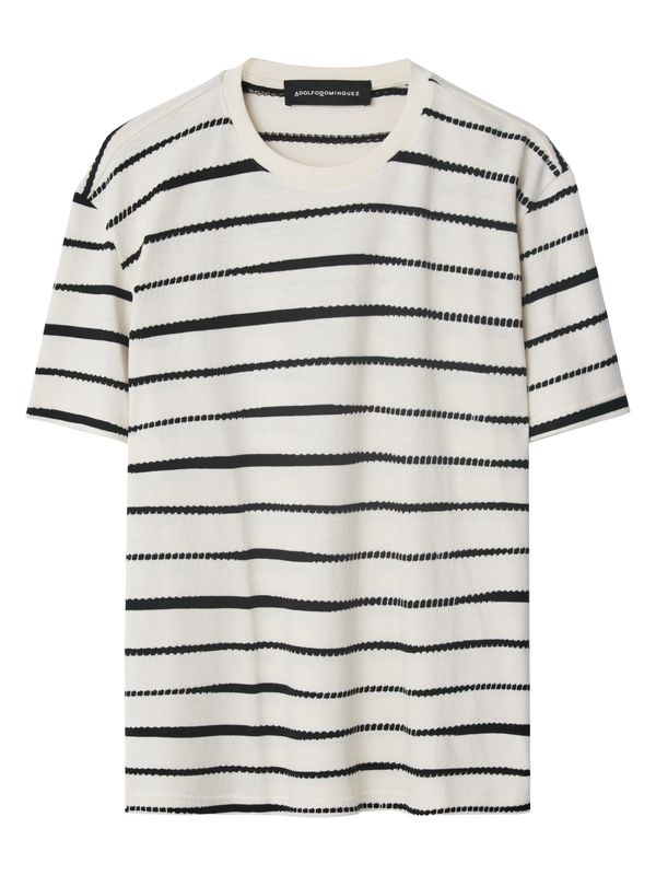 Adolfo Dominguez Adolfo Dominguez Тениска  слонова кост / черно