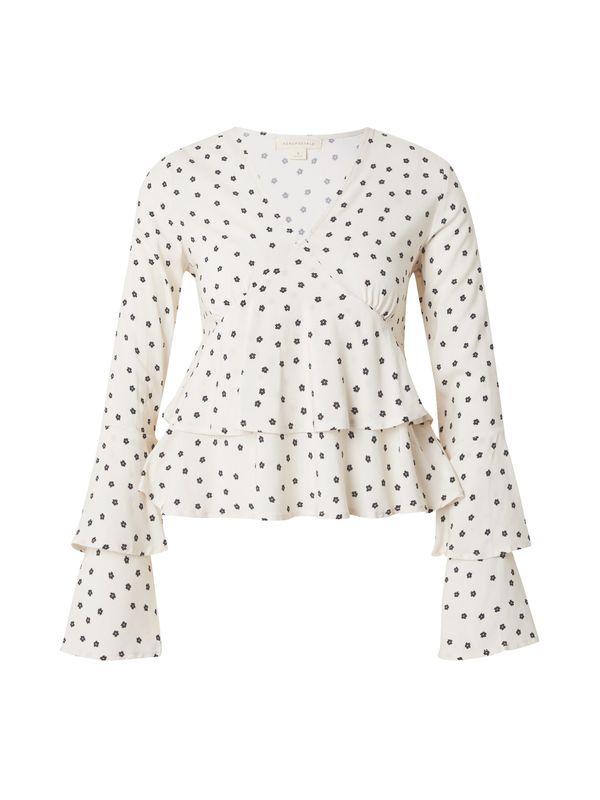 AÉROPOSTALE AÉROPOSTALE Блуза  черно / мръсно бяло