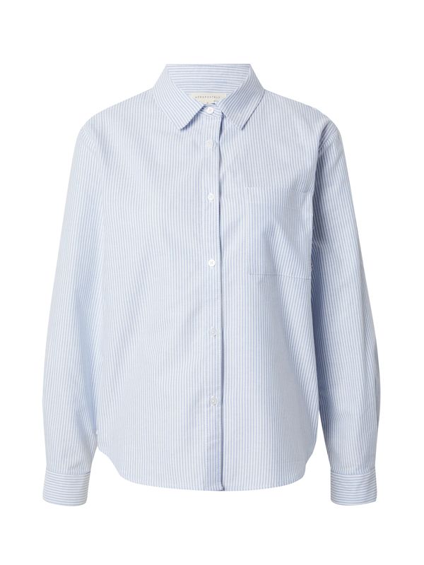 AÉROPOSTALE AÉROPOSTALE Блуза  светлосиньо / бяло