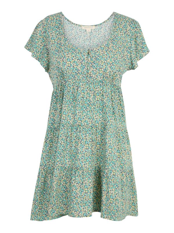 AÉROPOSTALE AÉROPOSTALE Лятна рокля  гълъбово синьо / жълто / нефритено зелено / светлозелено
