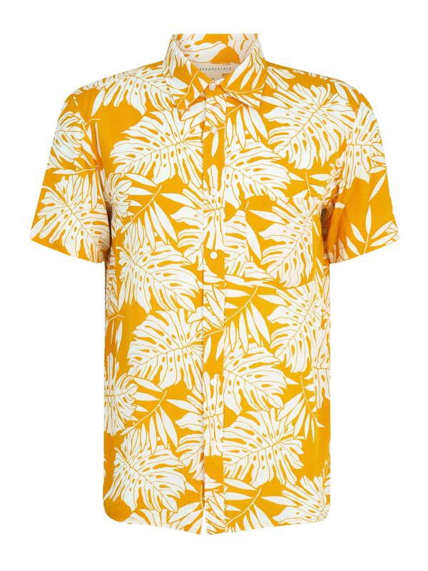 AÉROPOSTALE AÉROPOSTALE Риза  оранжево / бяло