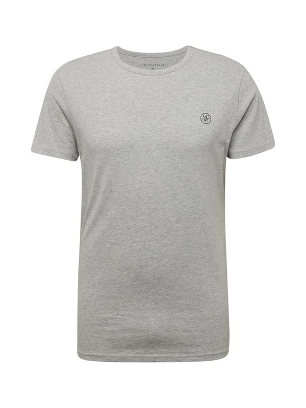 AÉROPOSTALE AÉROPOSTALE Тениска  бежово / нейви синьо / сиво