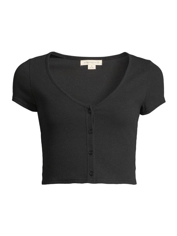 AÉROPOSTALE AÉROPOSTALE Тениска  черно