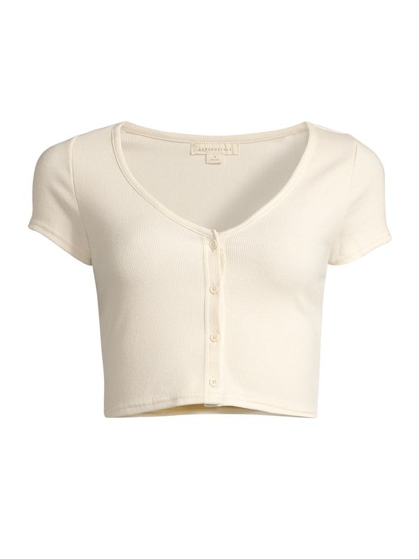 AÉROPOSTALE AÉROPOSTALE Тениска  екрю