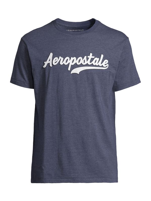 AÉROPOSTALE AÉROPOSTALE Тениска  нейви синьо / бяло