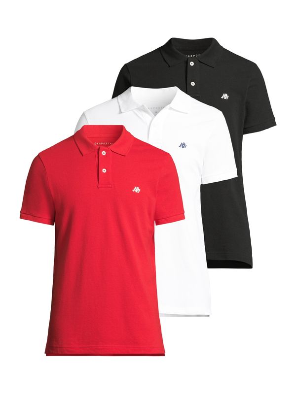 AÉROPOSTALE AÉROPOSTALE Тениска  нейви синьо / червено / бяло