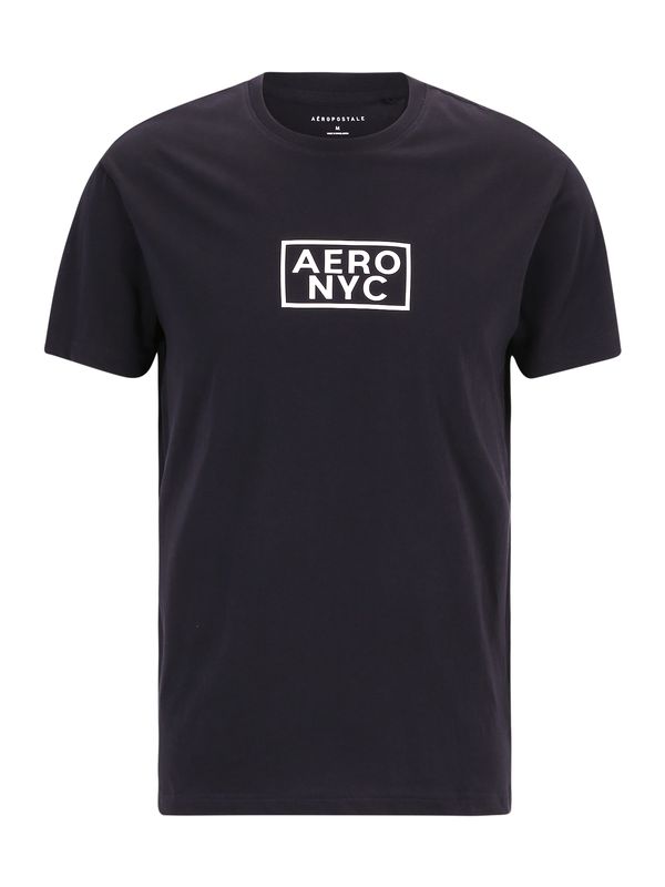 AÉROPOSTALE AÉROPOSTALE Тениска  нощно синьо / бяло