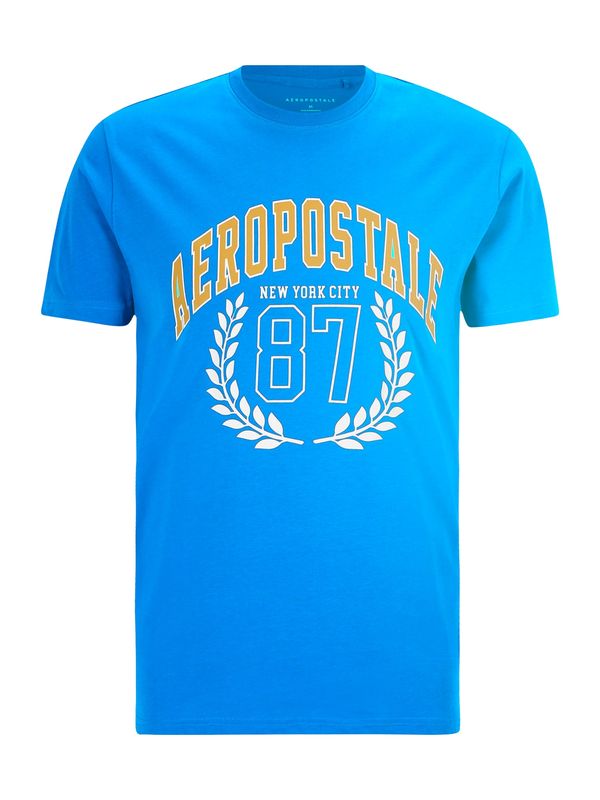 AÉROPOSTALE AÉROPOSTALE Тениска  синьо / мед / бяло
