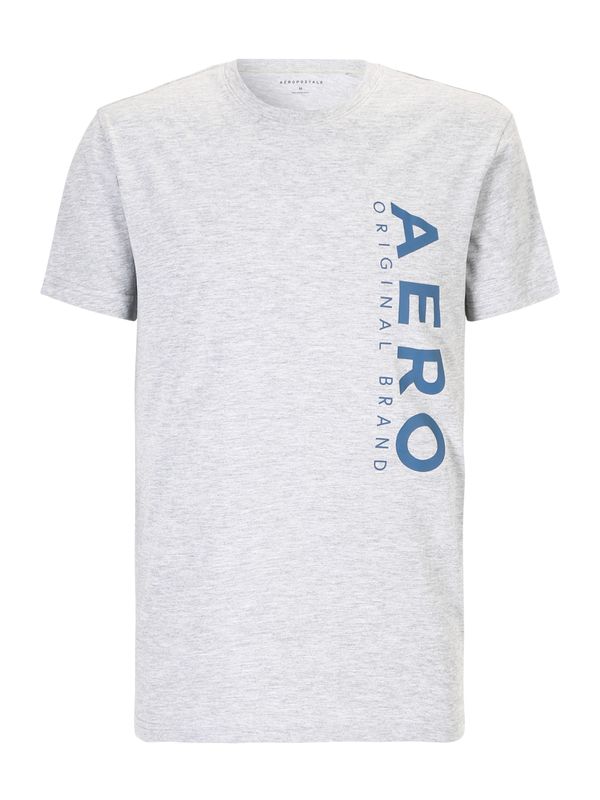 AÉROPOSTALE AÉROPOSTALE Тениска  синьо / сив меланж