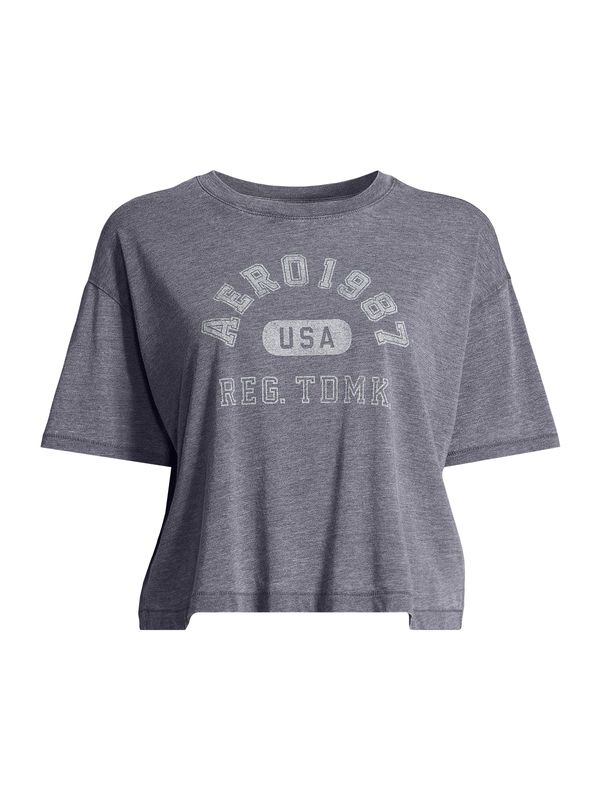 AÉROPOSTALE AÉROPOSTALE Тениска  сиво / светлосиво