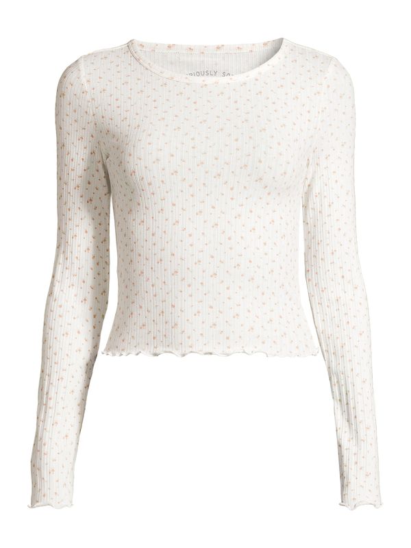 AÉROPOSTALE AÉROPOSTALE Тениска  тъмнозелено / кайсия / мръсно бяло