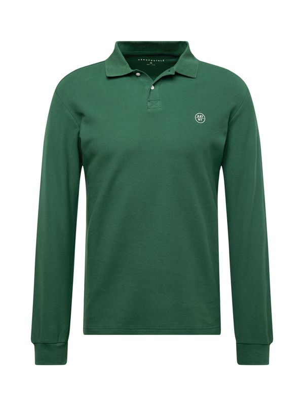 AÉROPOSTALE AÉROPOSTALE Тениска  зелено / бяло