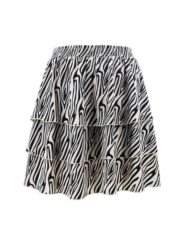 AIKI KEYLOOK AIKI KEYLOOK Пола 'Laydee'  черно / бяло