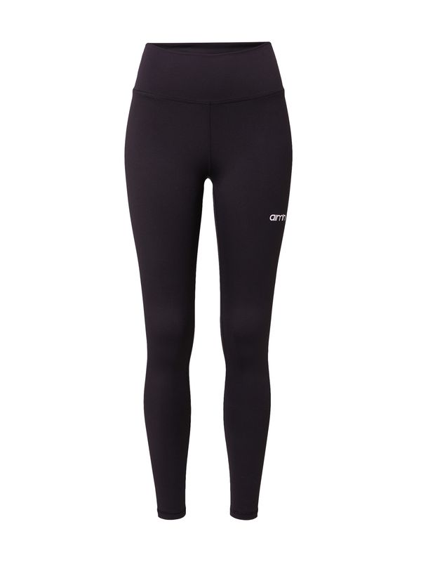 aim'n aim'n Спортен панталон  черно / бяло