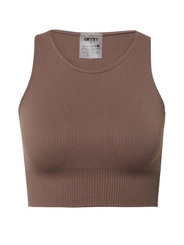 aim'n aim'n Спортен топ  кафяво