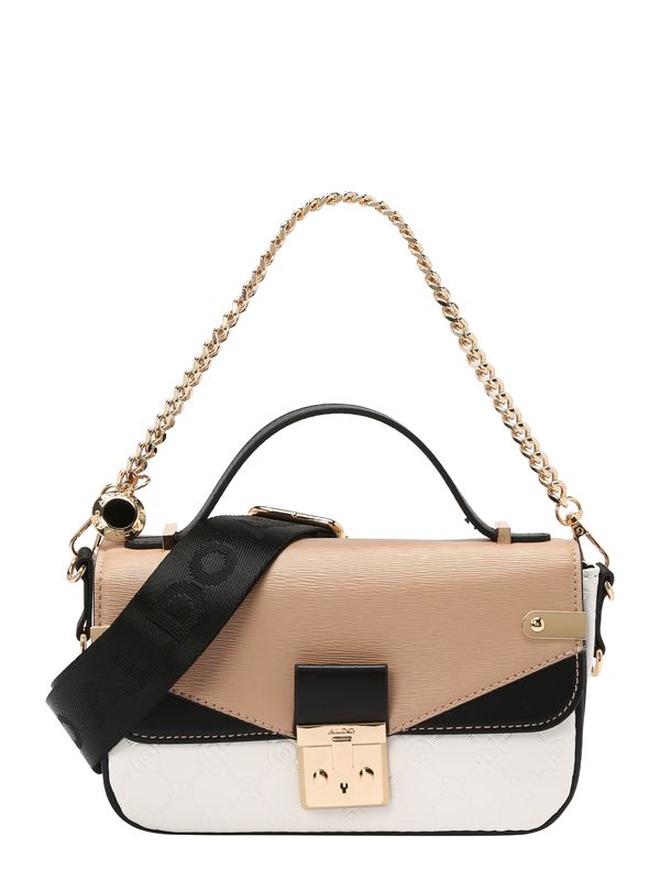 ALDO ALDO Чанта с презрамки 'DALLANNA'  бежово / черно / бяло