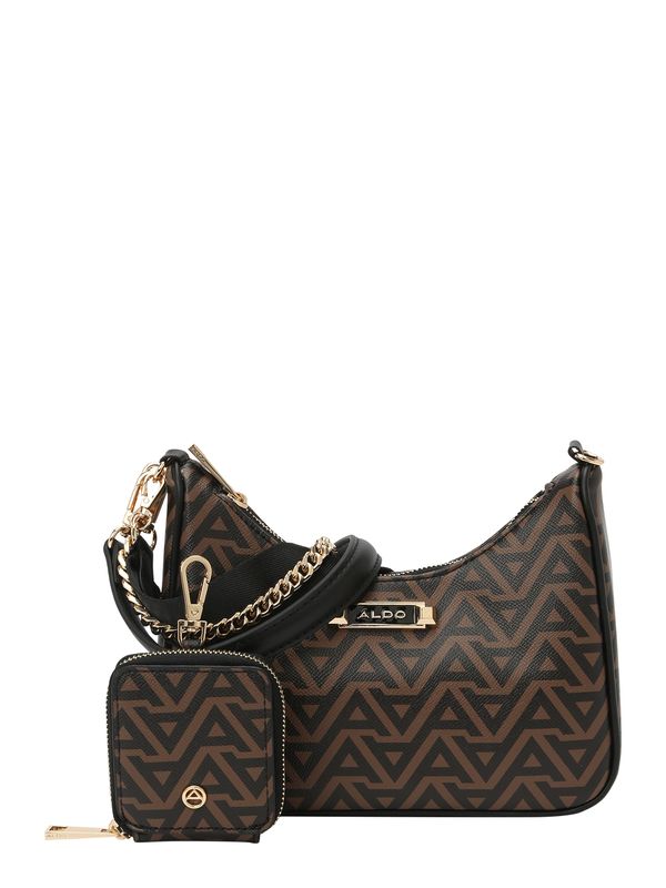 ALDO ALDO Чанта за през рамо 'ANNAENDRA'  кафяво / злато / черно