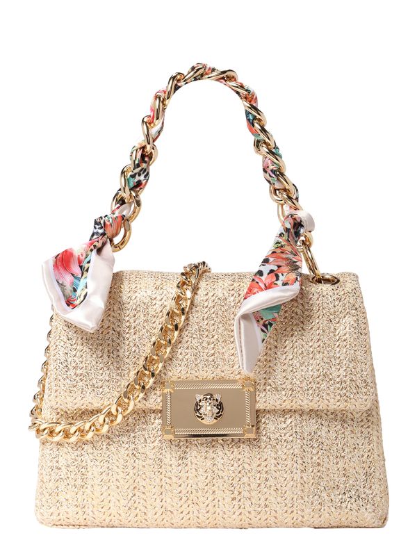 ALDO ALDO Дамска чанта 'JERMEYSTRAW'  бежово / пъпеш / черно / бяло