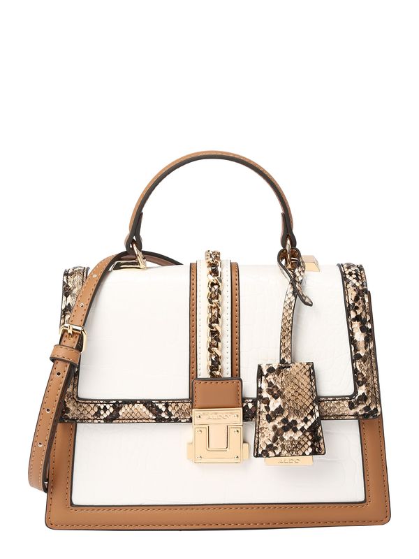 ALDO ALDO Дамска чанта 'MARTISSA'  кафяво / злато / бяло