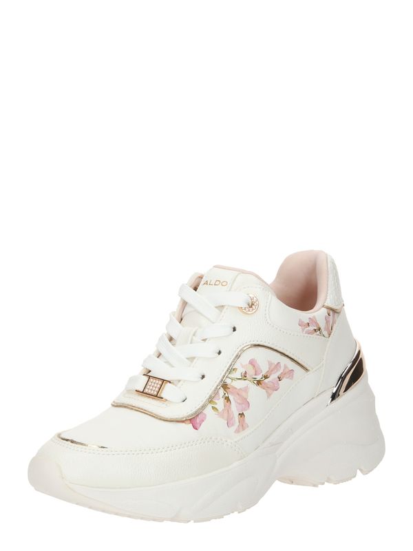 ALDO ALDO Ниски маратонки 'DWISSA'  пастелно розово / бяло