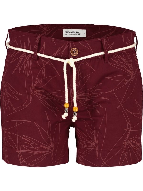 Alife and Kickin Alife and Kickin Панталон  бордо / пъпеш / бяло