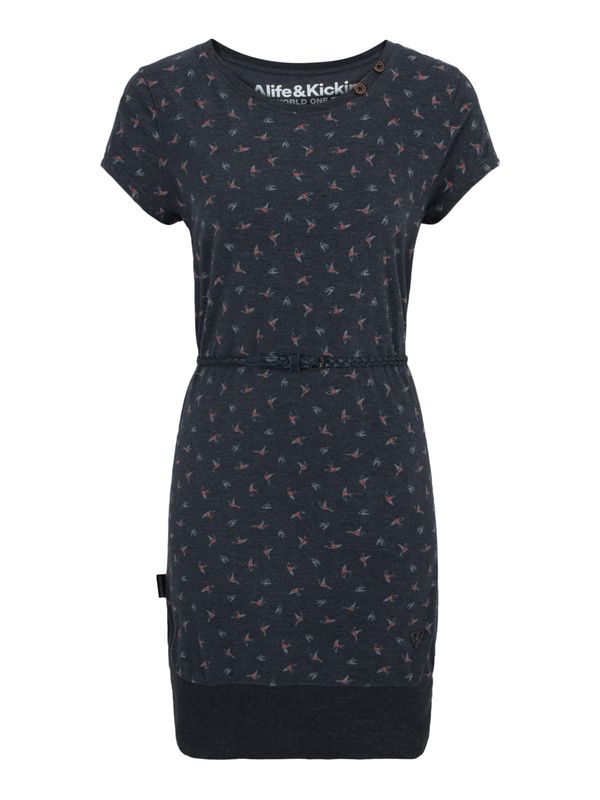 Alife and Kickin Alife and Kickin Рокля  опушено синьо / тъмносиньо / пъпеш