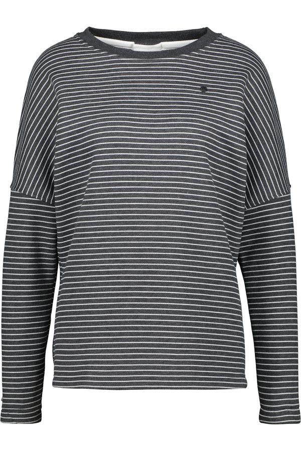 Alife and Kickin Alife and Kickin Суичър 'Denise'  антрацитно черно / бяло