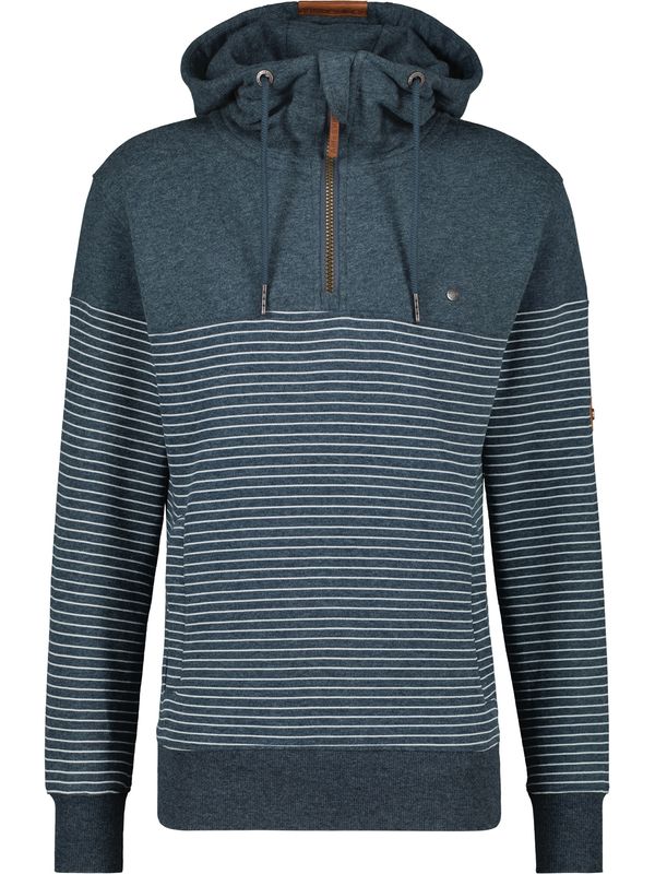 Alife and Kickin Alife and Kickin Суичър 'Hugo'  морскосиньо / бяло