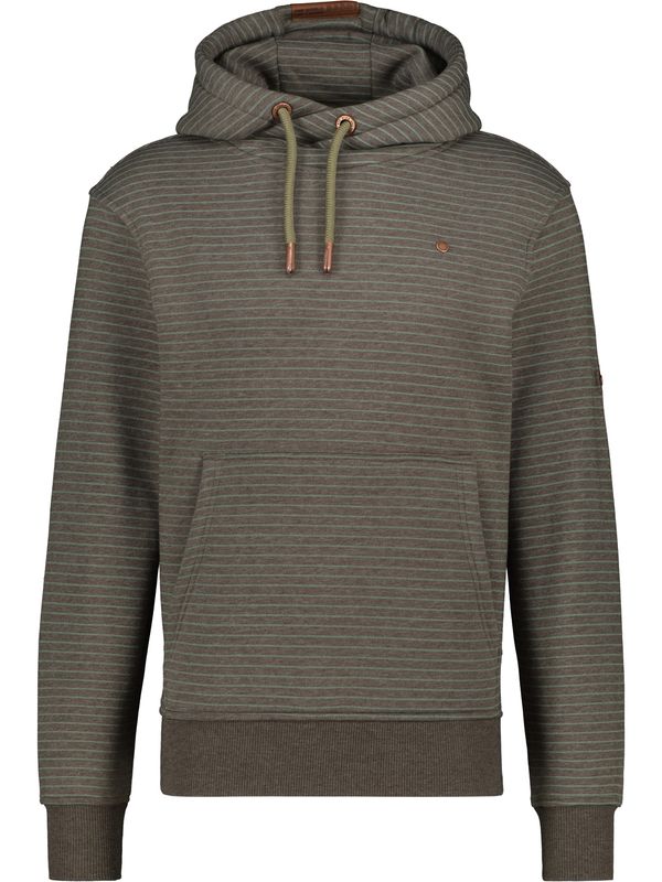 Alife and Kickin Alife and Kickin Суичър 'Johnson'  кафяв меланж / елхово зелено