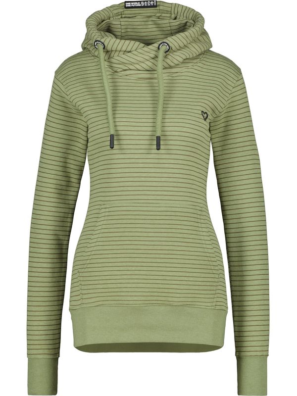 Alife and Kickin Alife and Kickin Суичър 'Sarah'  маслина / светлозелено